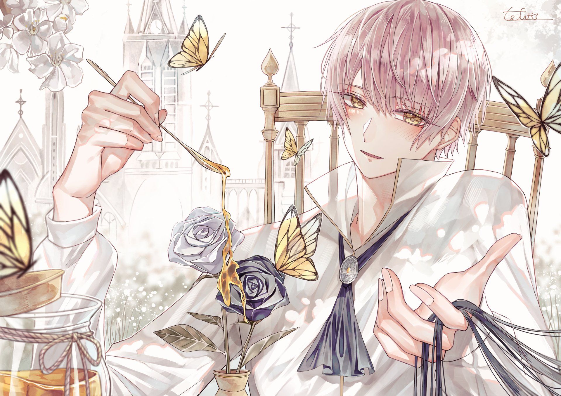1920x1356 Ethereal Anime Boy