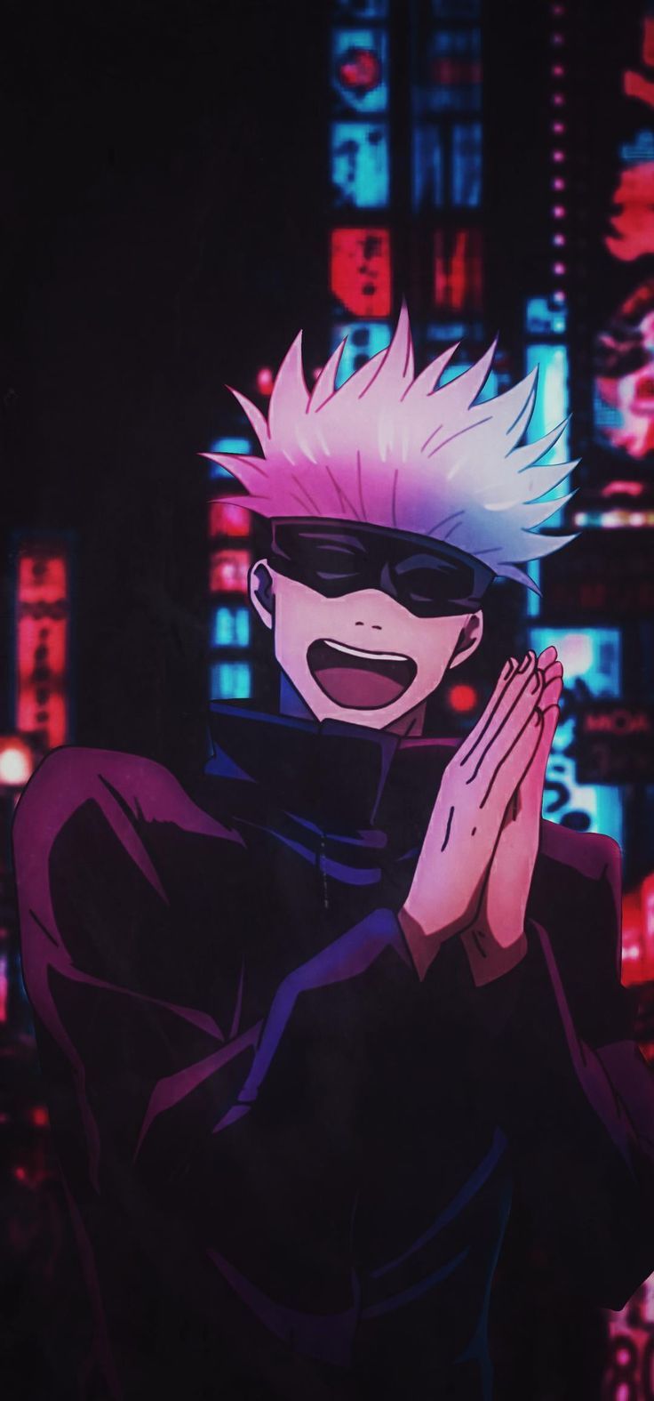 736x1575 HD wallpaper: anime boys, Gojo Satoru