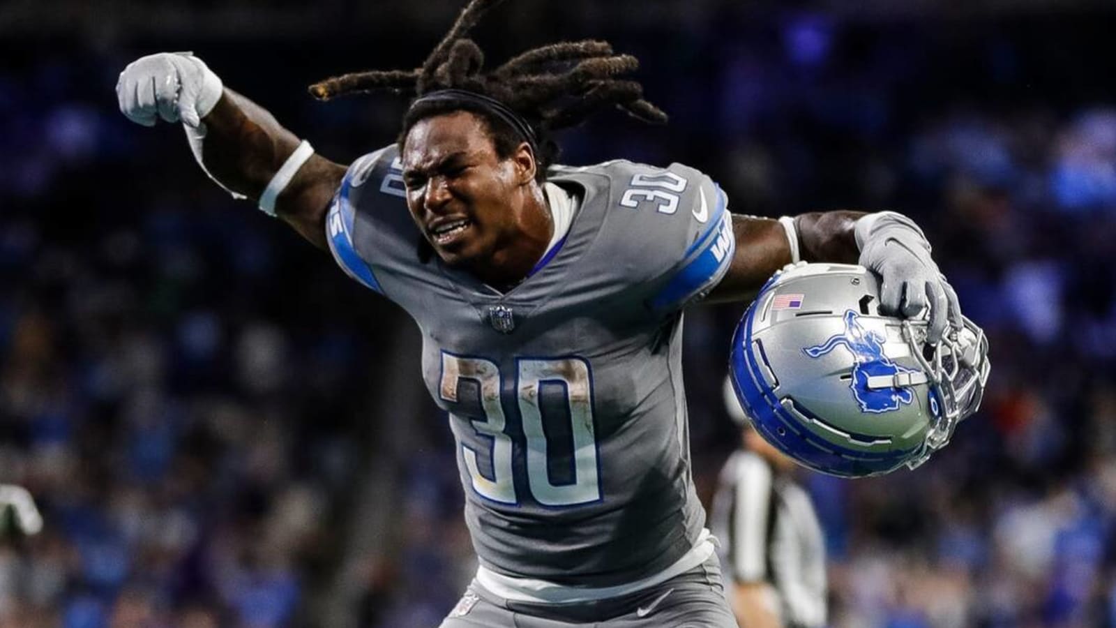 1600x900 Lions' Jamaal Williams gives passionate speech to teammates