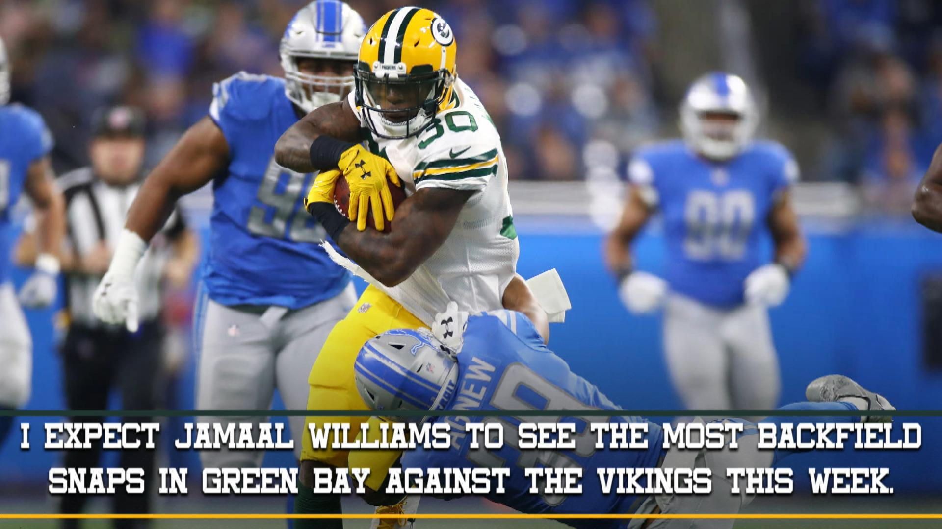 1920x1080 Jamaal Williams, Week 2 Fantasy Preview