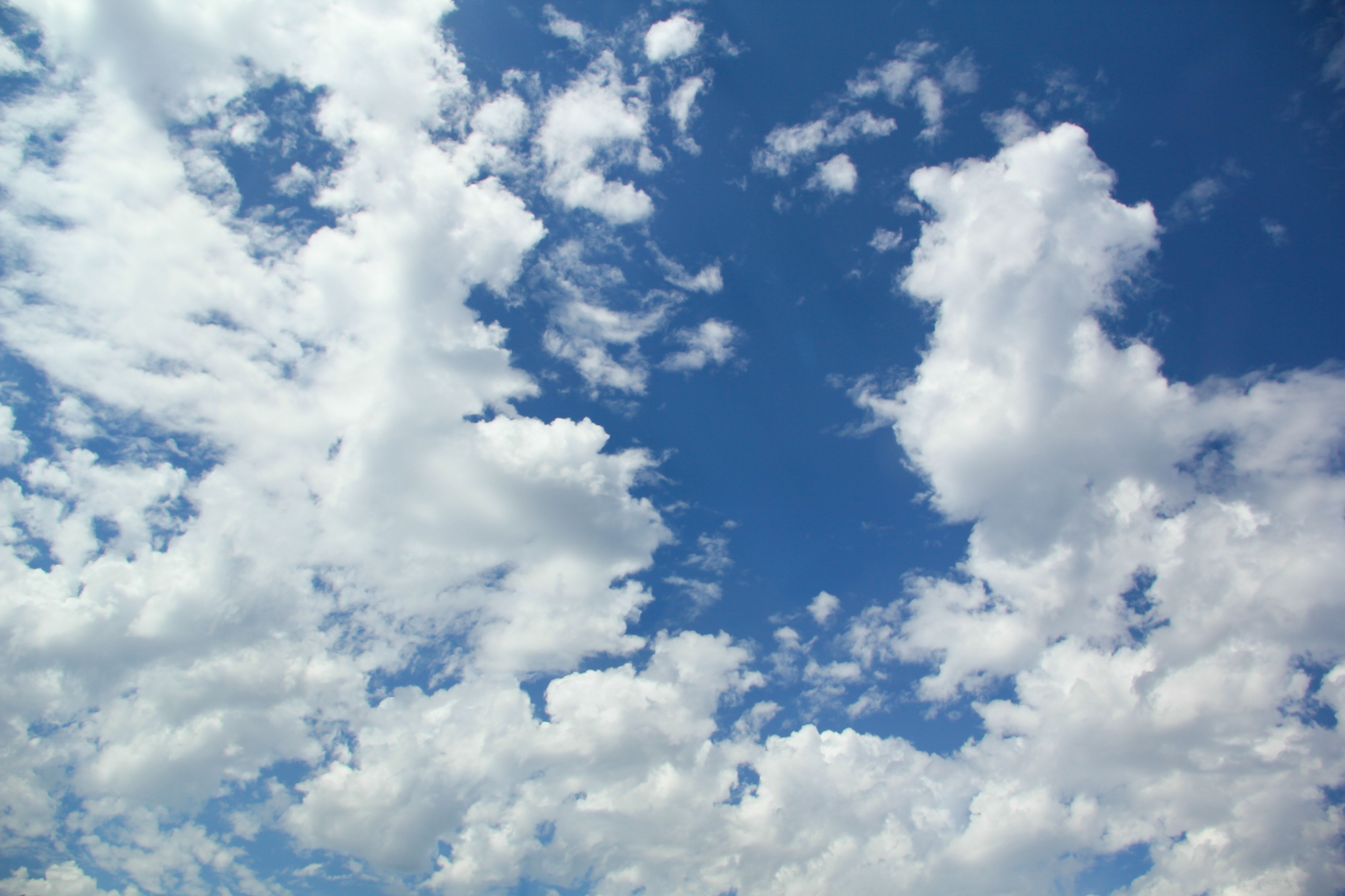5184x3456 Sky Texture Perfect Day Blue White Fluffy Clouds Wallpaper Background Download