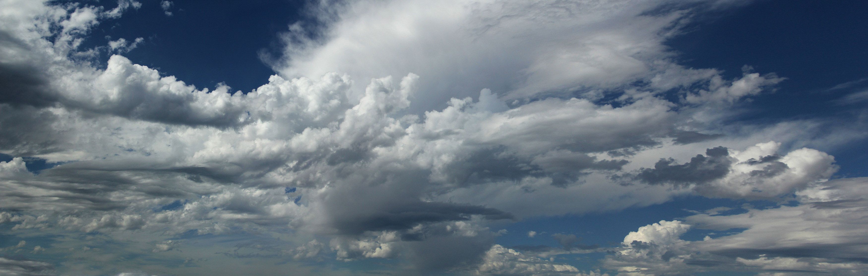 3500x1116 Sky Cloud Texture White Fluffy Cloud Beautiful Blue Cloudscape Nature Weather Wallpaper Background Download