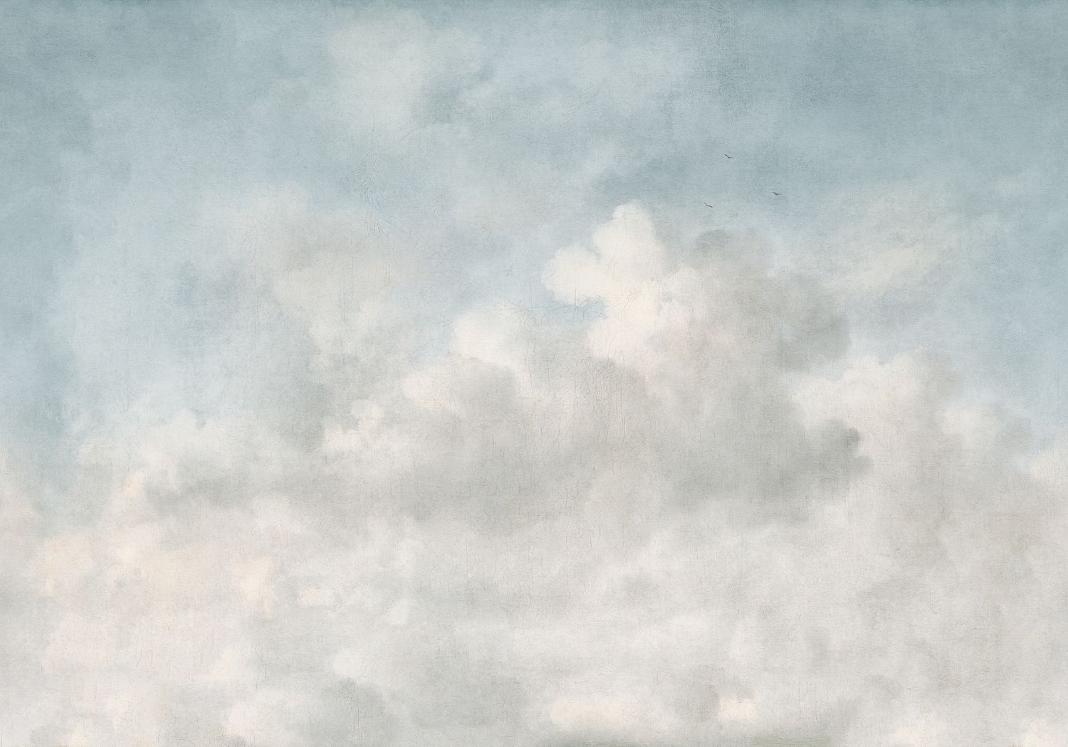 1500x1050 Vintage Clouds, Mural Wallpaper
