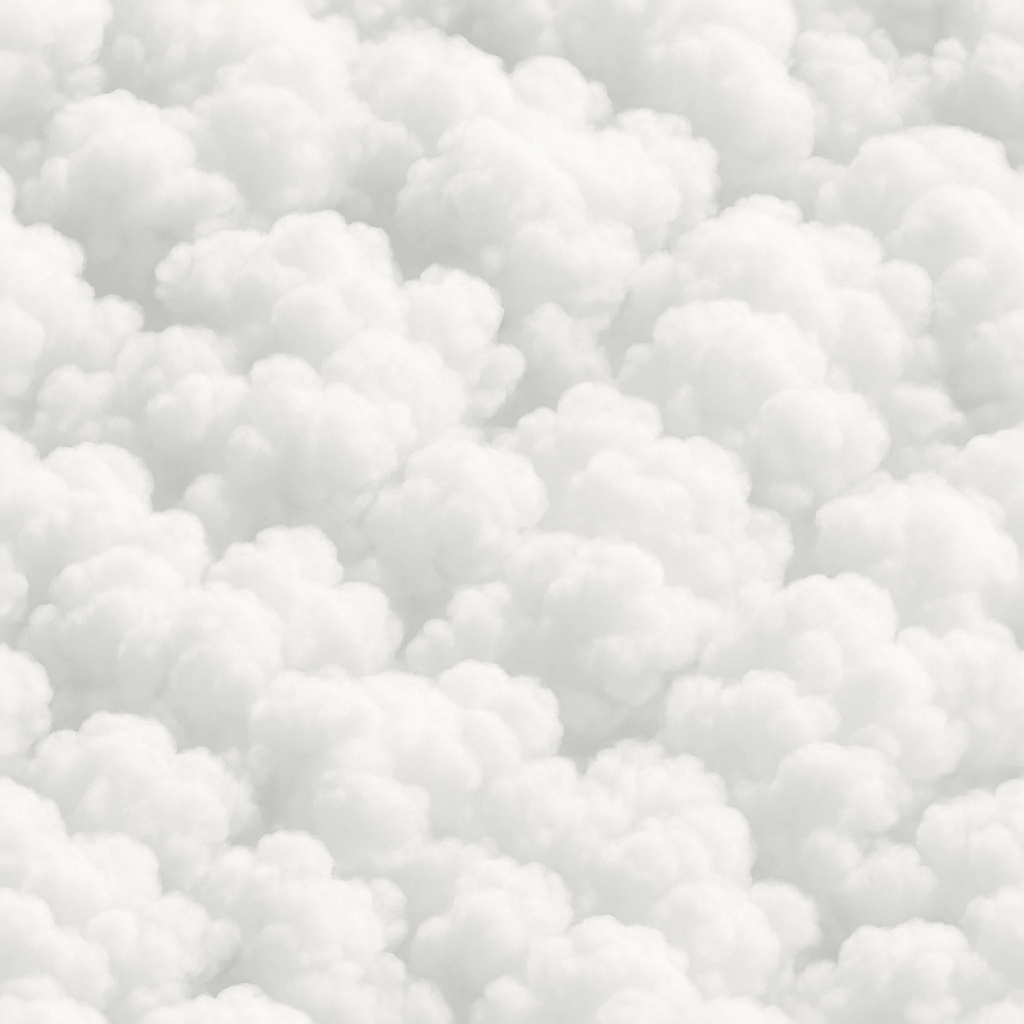 1024x1024 Of Billowy Altocumulus Cloud Clusters PBR Texture