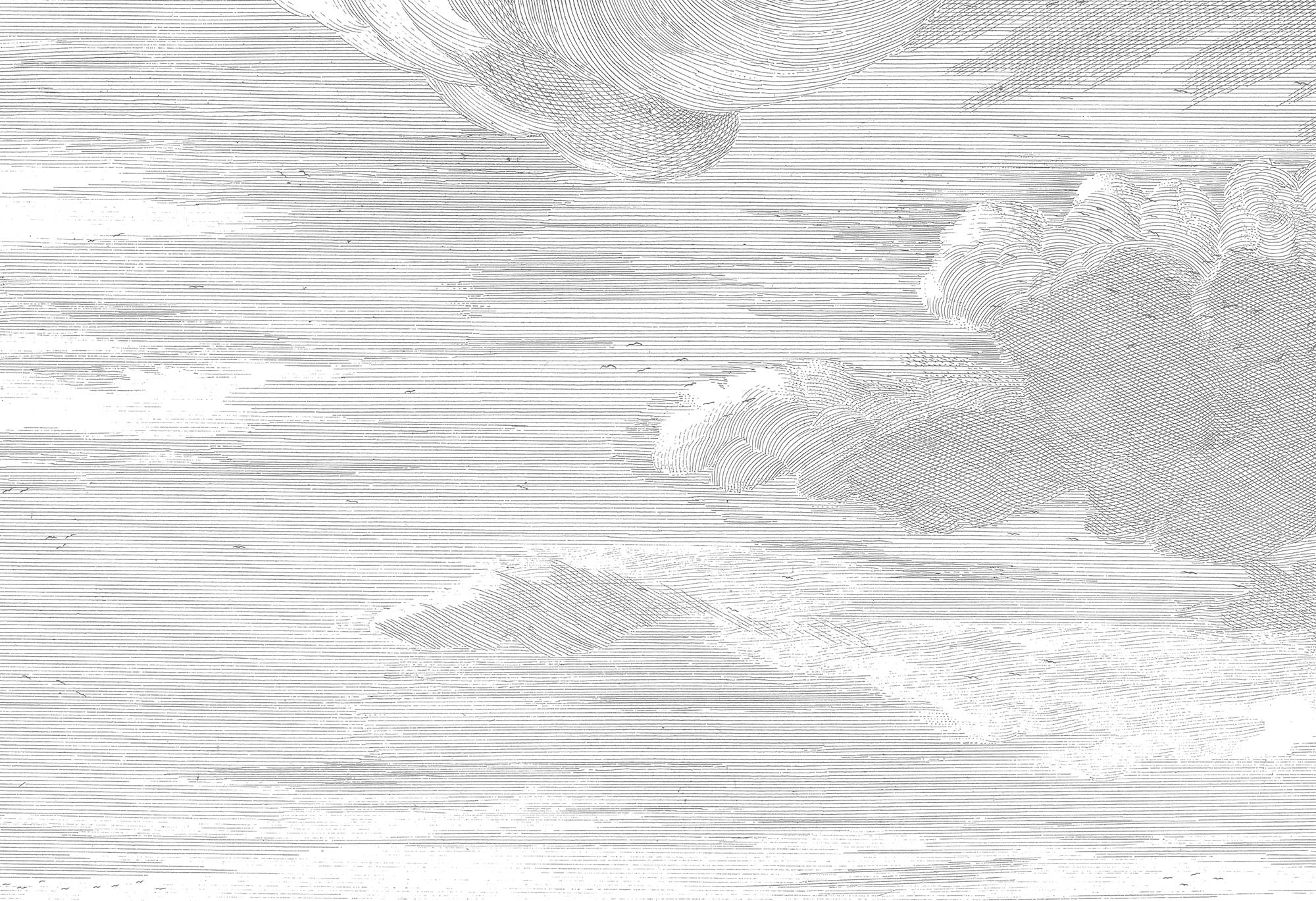 2000x1369 Cloud wallpaper, Engraved Clouds