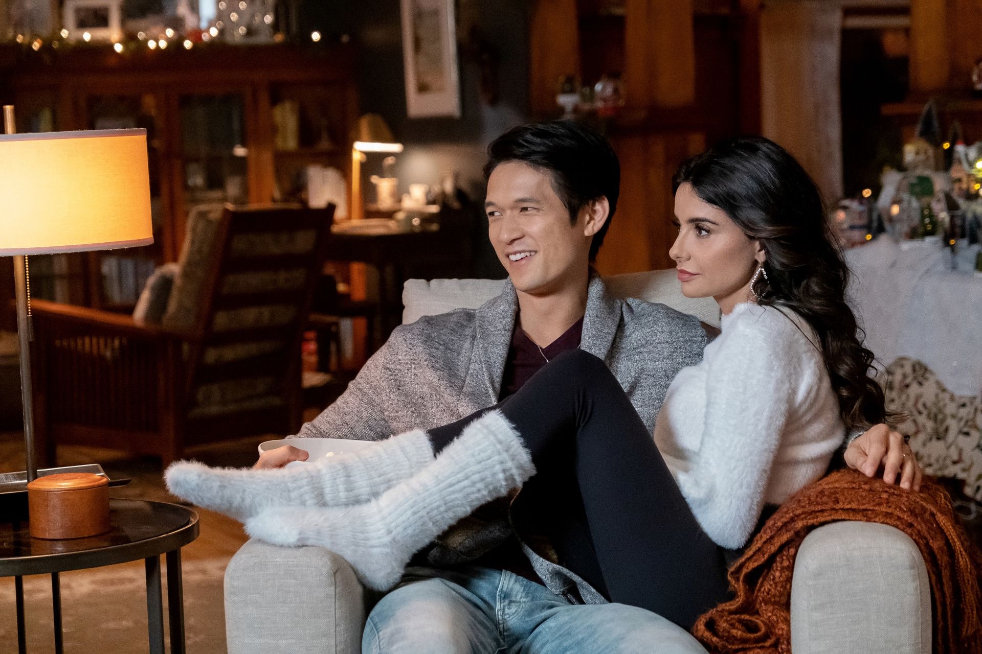 1920x1280 Download Harry Shum Jr. Mikaela Hoover Movie Love Hard HD Wallpaperx1280