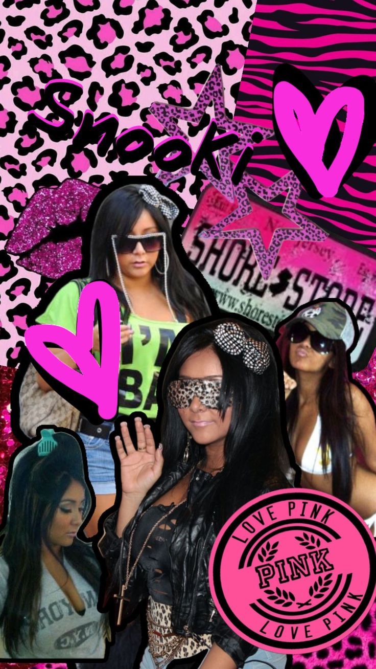 736x1308 snooki #jerseyshore #wallpaper #trashyy2k #mcbling