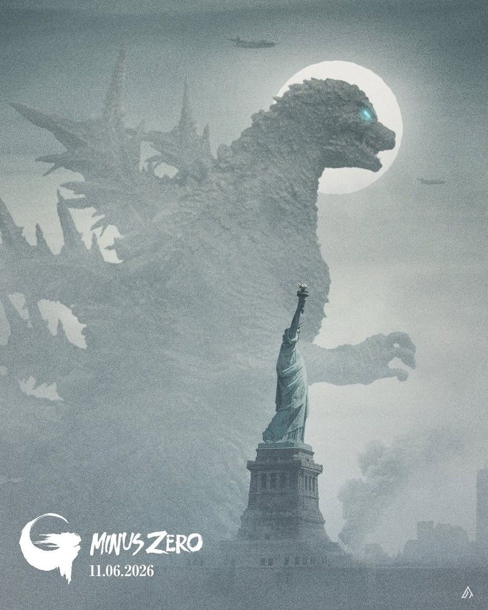 960x1200 Godzilla Minus Zero Statue Of Liberty June 11 2026 Poster
