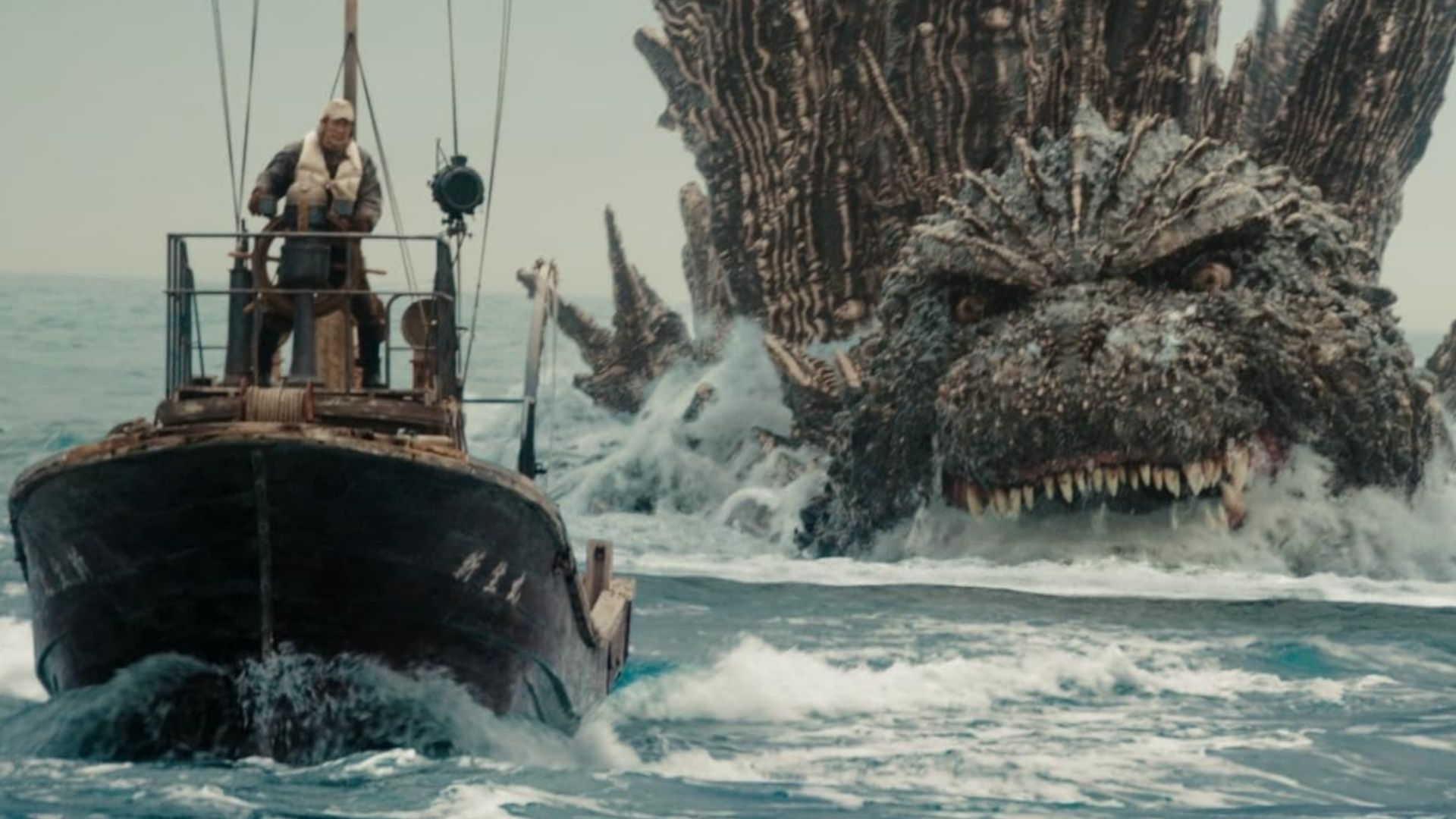 1920x1080 Godzilla Minus One sequel is officially titled Godzilla Minus Zero, and a dramatic first teaser has already been released