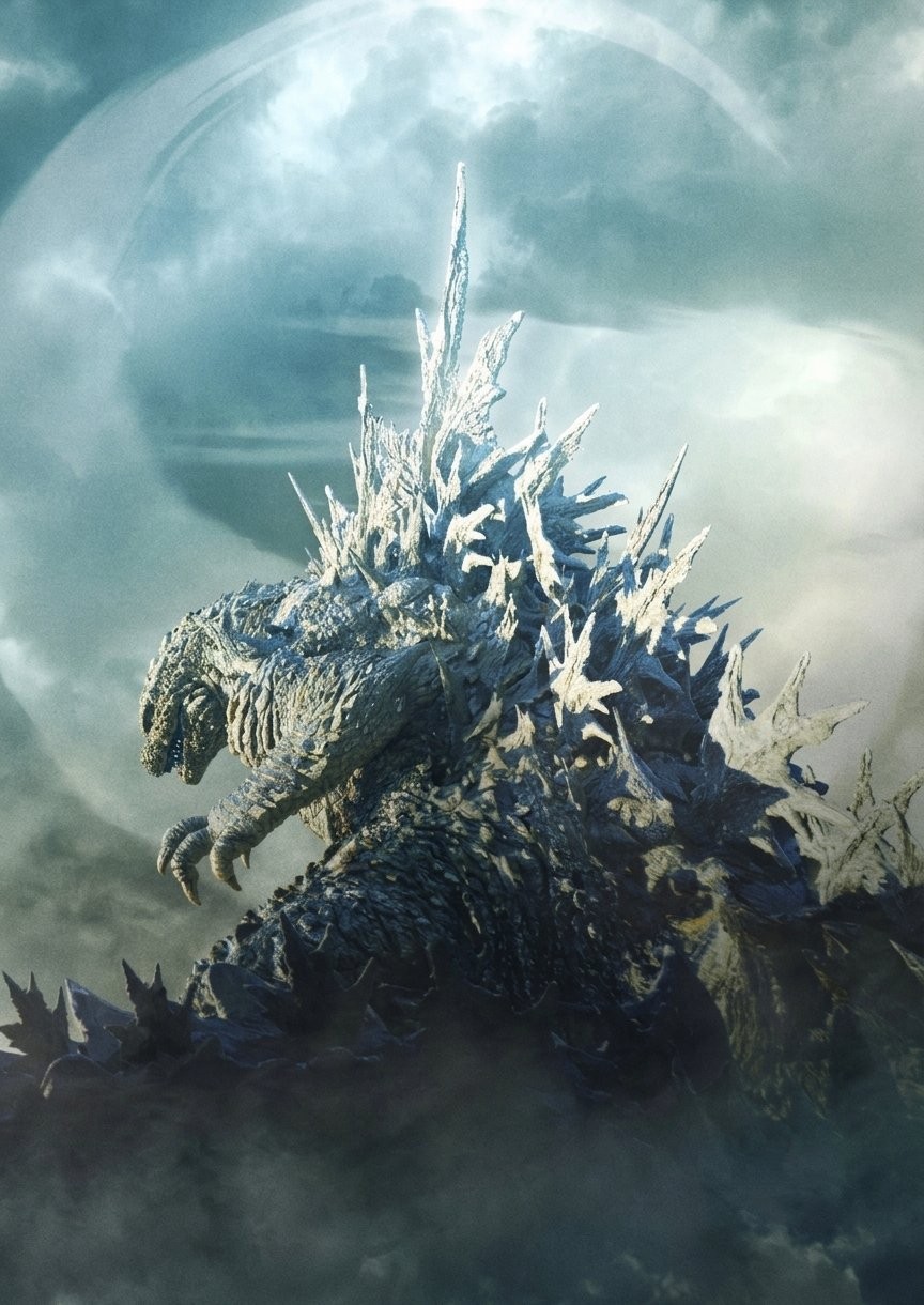 864x1220 Godzilla Minus Zero New Poster Textless Wallpaper (Godzilla Minus Zero Image)