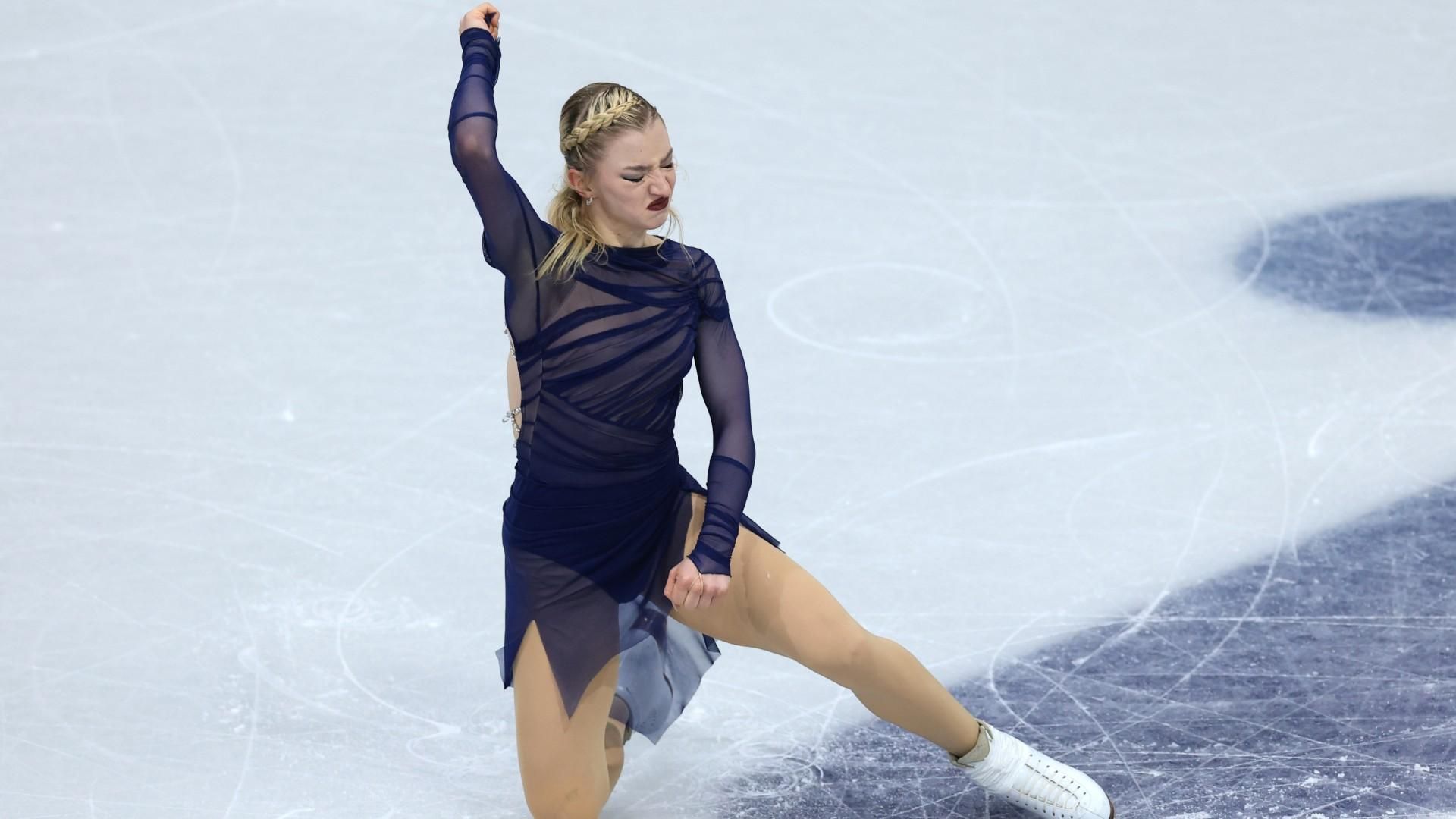 1920x1080 Amber Glenn free skate video: How USA star overcame short program struggles to place fifth in women's singles