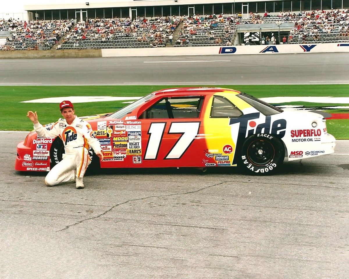 1200x960 Darrell Waltrip NASCAR Car & Driver Pose 8X10 Glossy Photo Print 46V