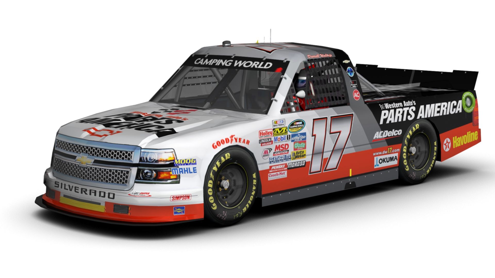 1920x1080 Mid 90's Darrell Waltrip Western Auto CWS15 Retro
