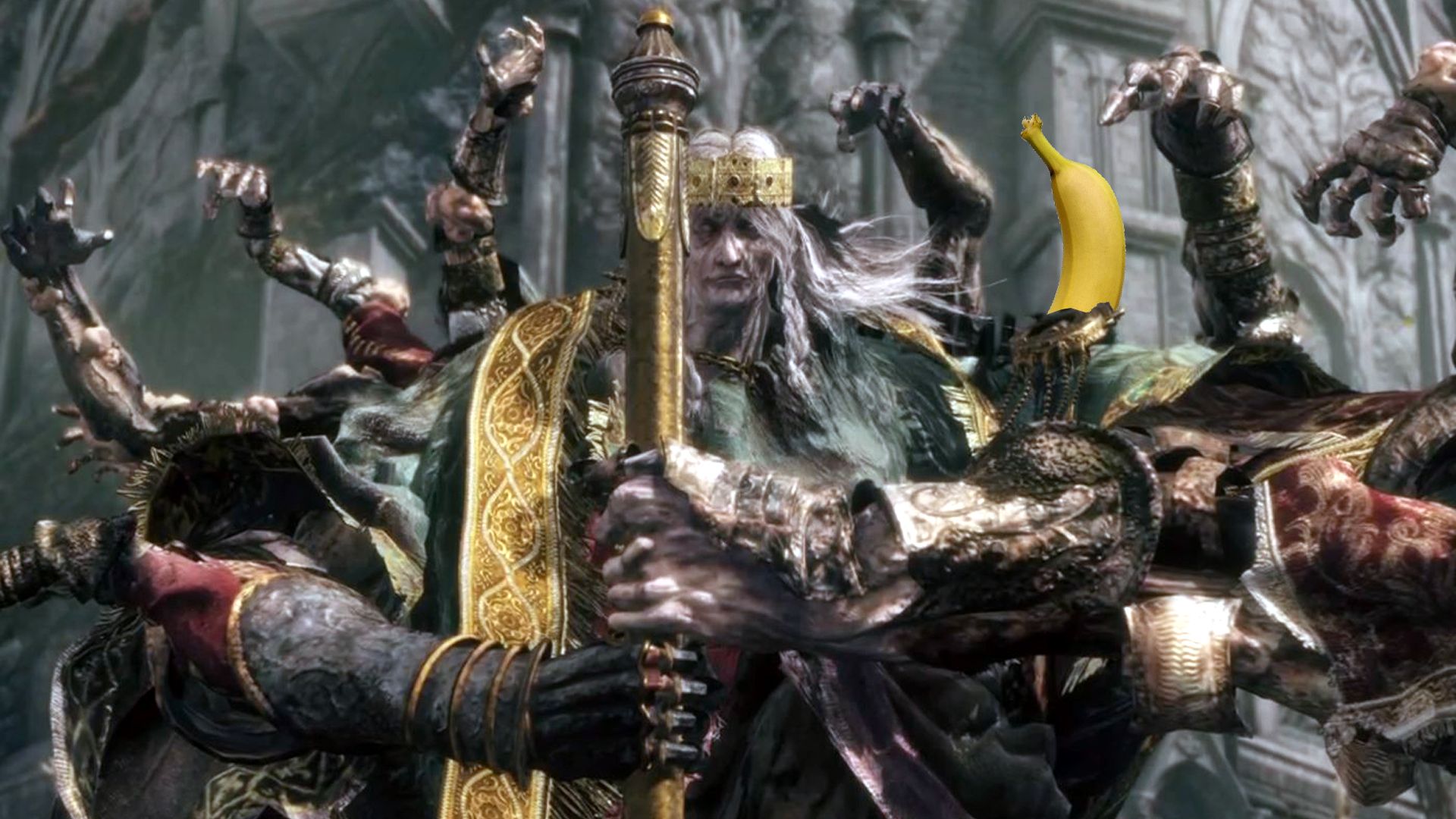 1920x1080 Elden Ring streamer beats boss