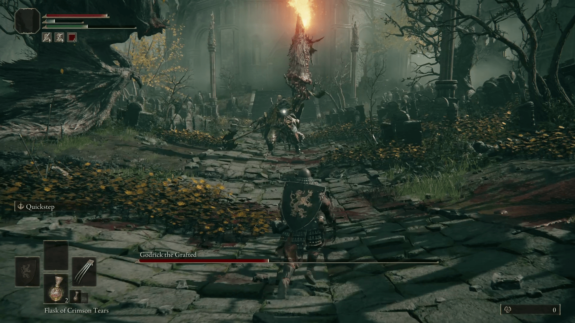 1920x1080 Elden Ring Godrick boss fight