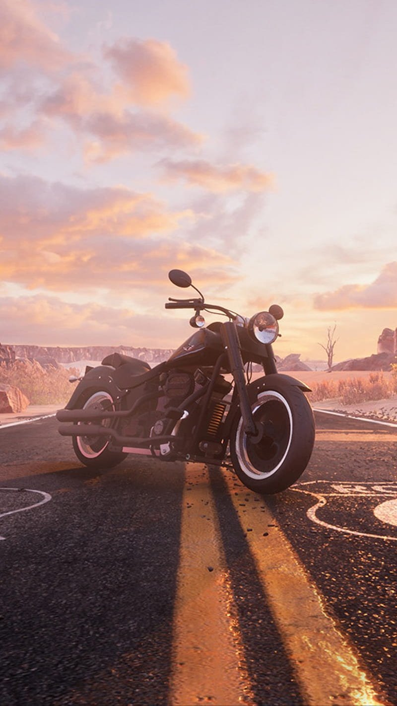 800x1422 Harley Davidson, asphalt, bike, motor, motorcycle, road, super, HD phone wallpaper