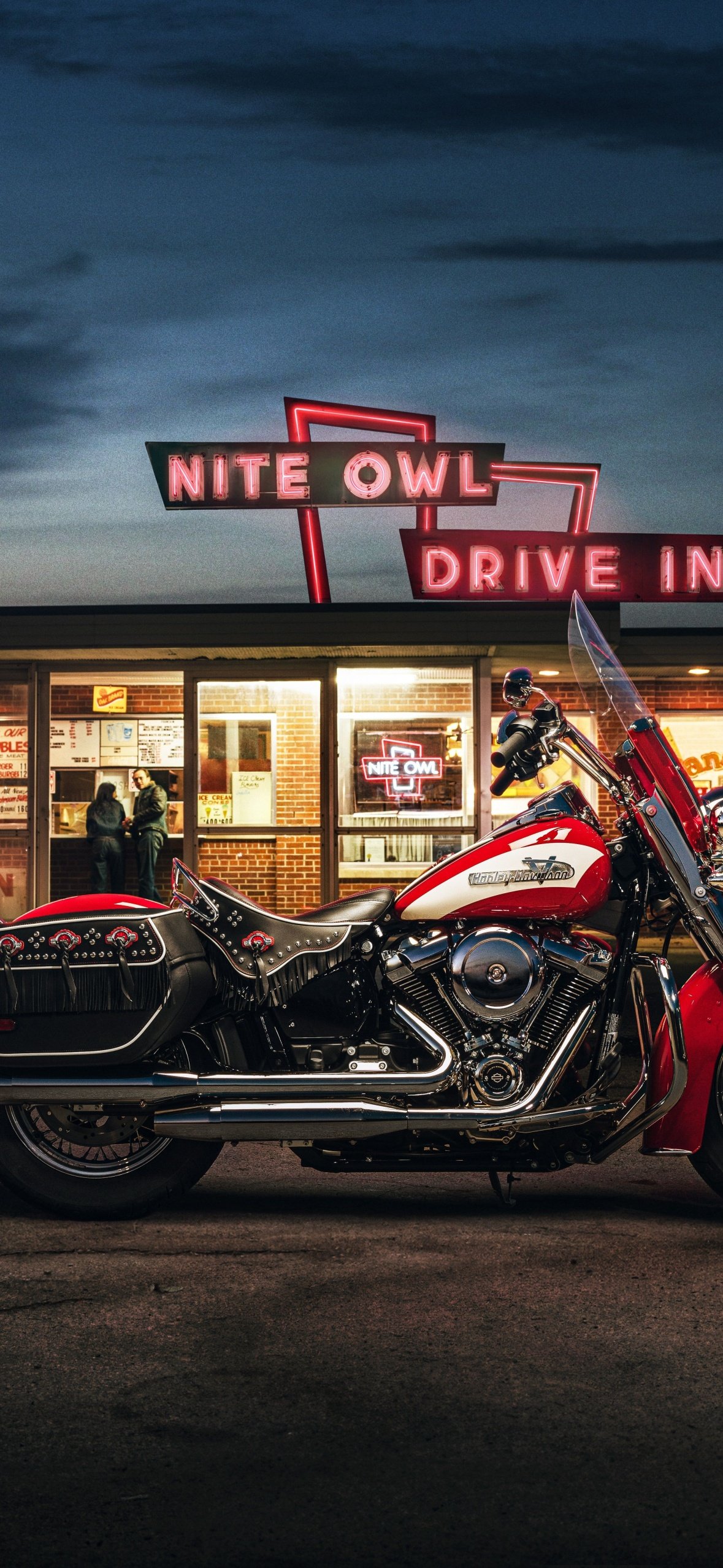 1179x2556 Harley Davidson Hydra Glide Wallpaper 4K, 8K, Classic Bikes, 5K
