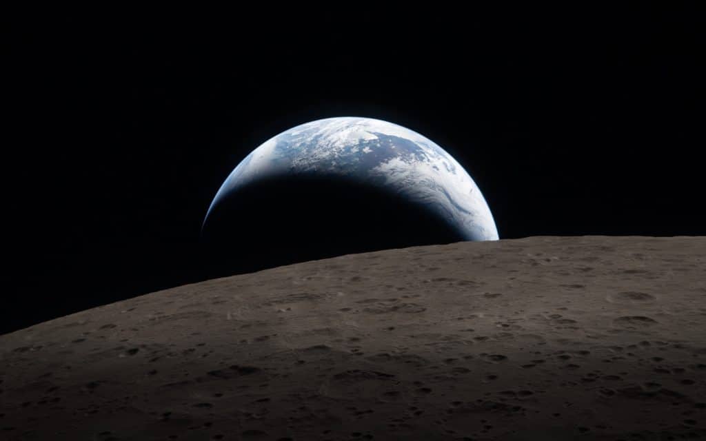 1024x640 Artemis II Wallpaper: Moon, Earthrise, and Eclipse Captured for Your iPhone, iPad, and Mac