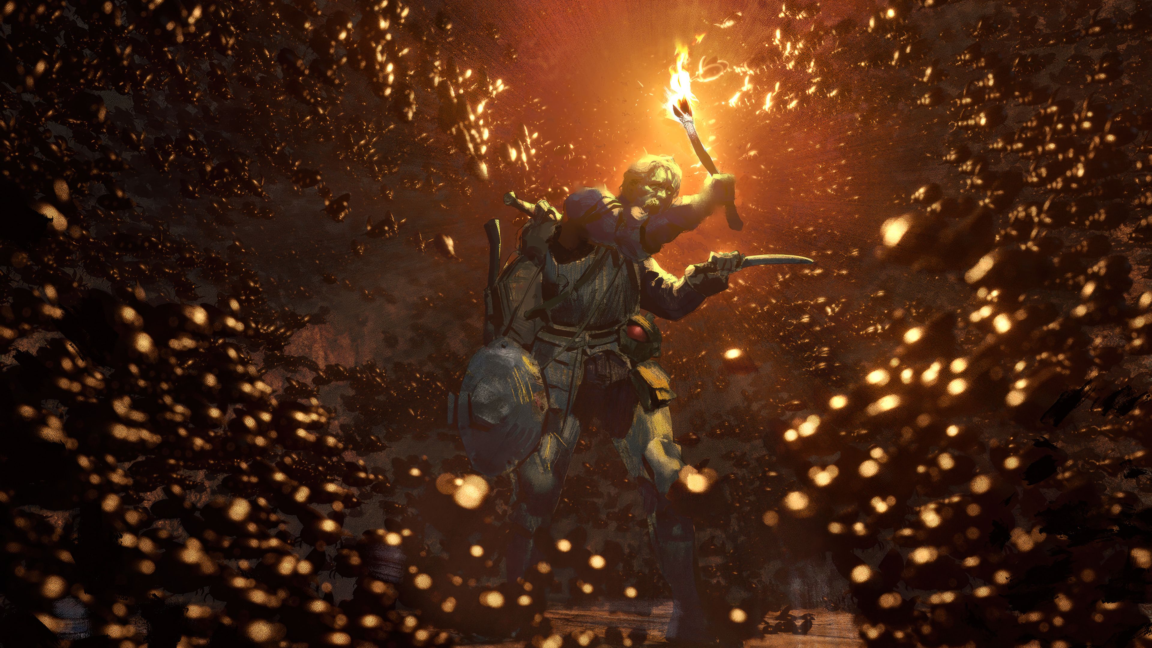 3840x2160 Download Dark and Darker 4K Adventure Wallpaper Free!x2160