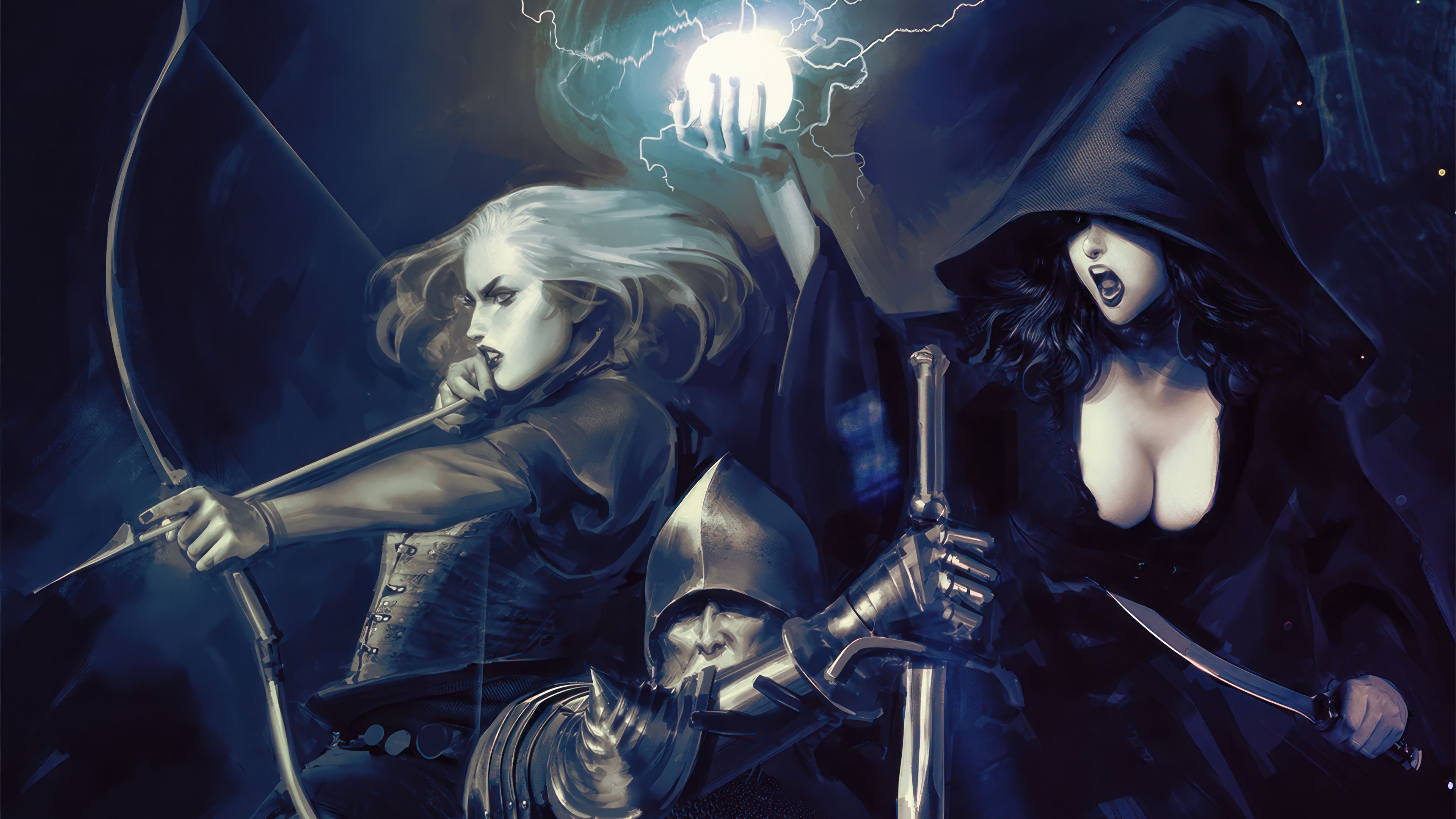 3840x2160 Dark and Darker Game Art Wallpaper 4K HD PC j