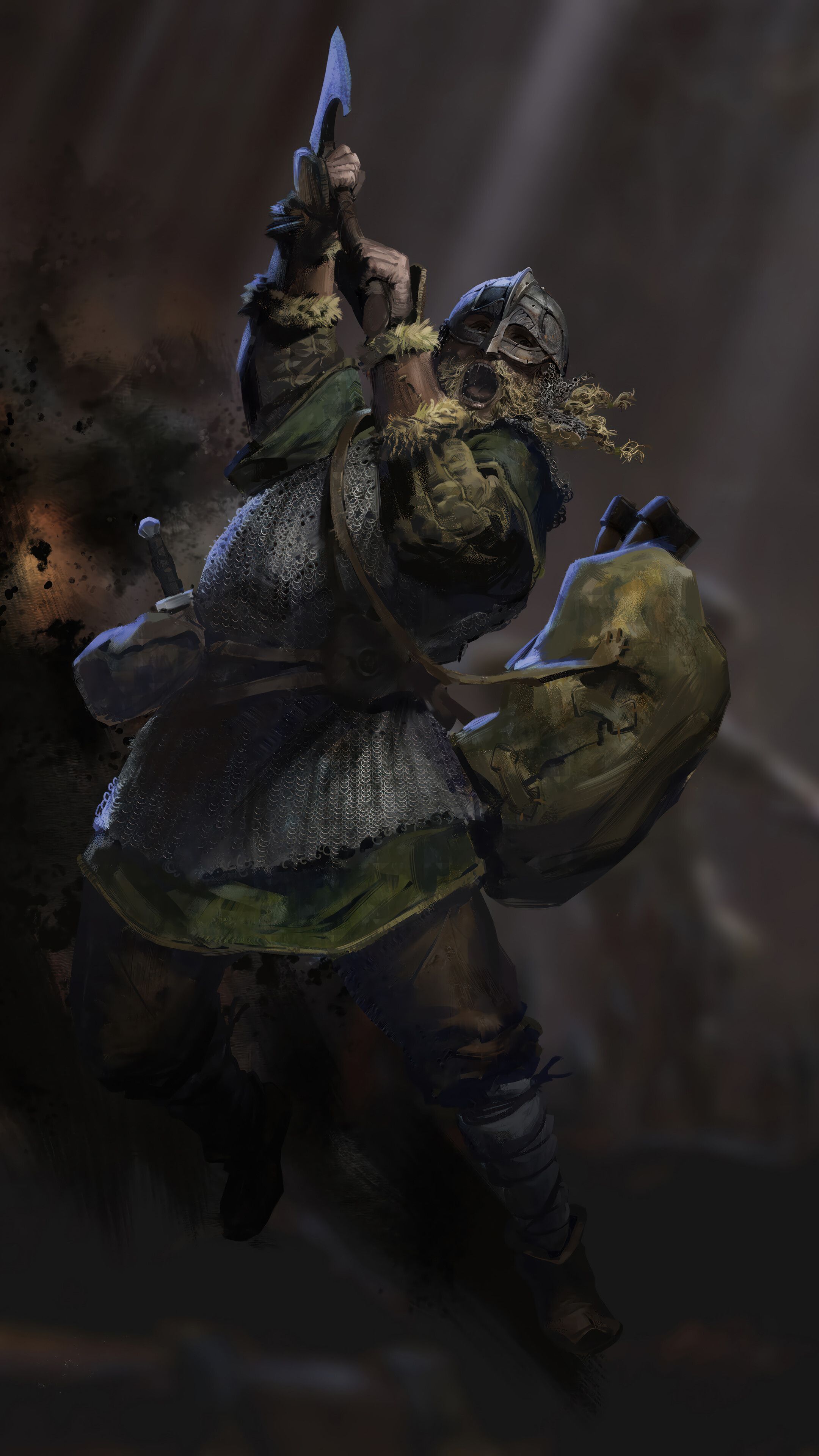 2160x3840 Dark and Darker Barbarian 4K Wallpaper iPhone HD Phone j