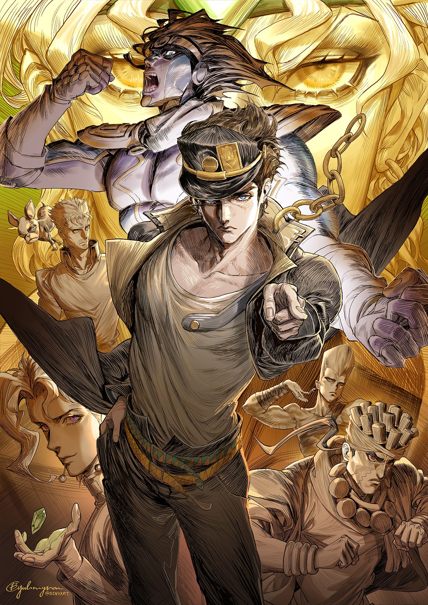 1414x2000 Iggy (Stardust Crusaders), Fanart Anime Image Board