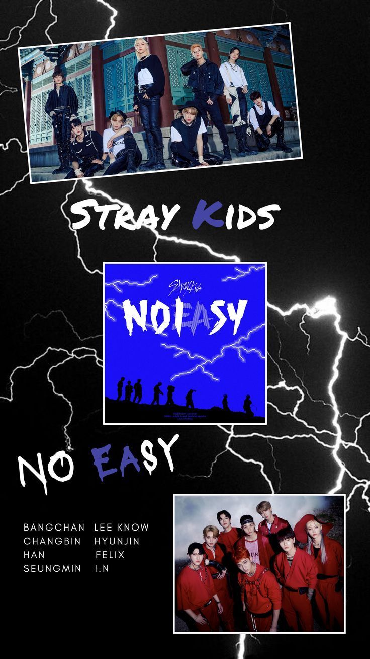 736x1308 Stray Kids No Easy Phone Wallpaper