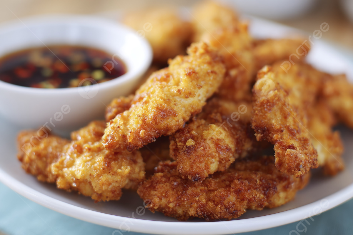 1200x800 Tender Chicken Strips Breaded And Fried Served With Dipping Sauce, Chicken, Tenders, Fast Food Background Image And Wallpaper for Free Download