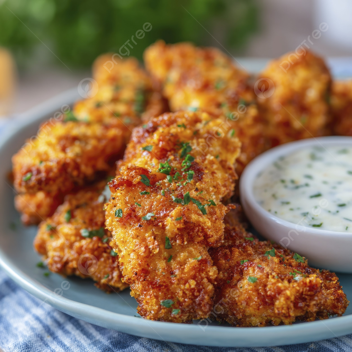 1200x1200 Hot And Spicy Chicken Strips Served With Ranch Dip, Hot, Chicken, Spicy Background Image And Wallpaper for Free Download