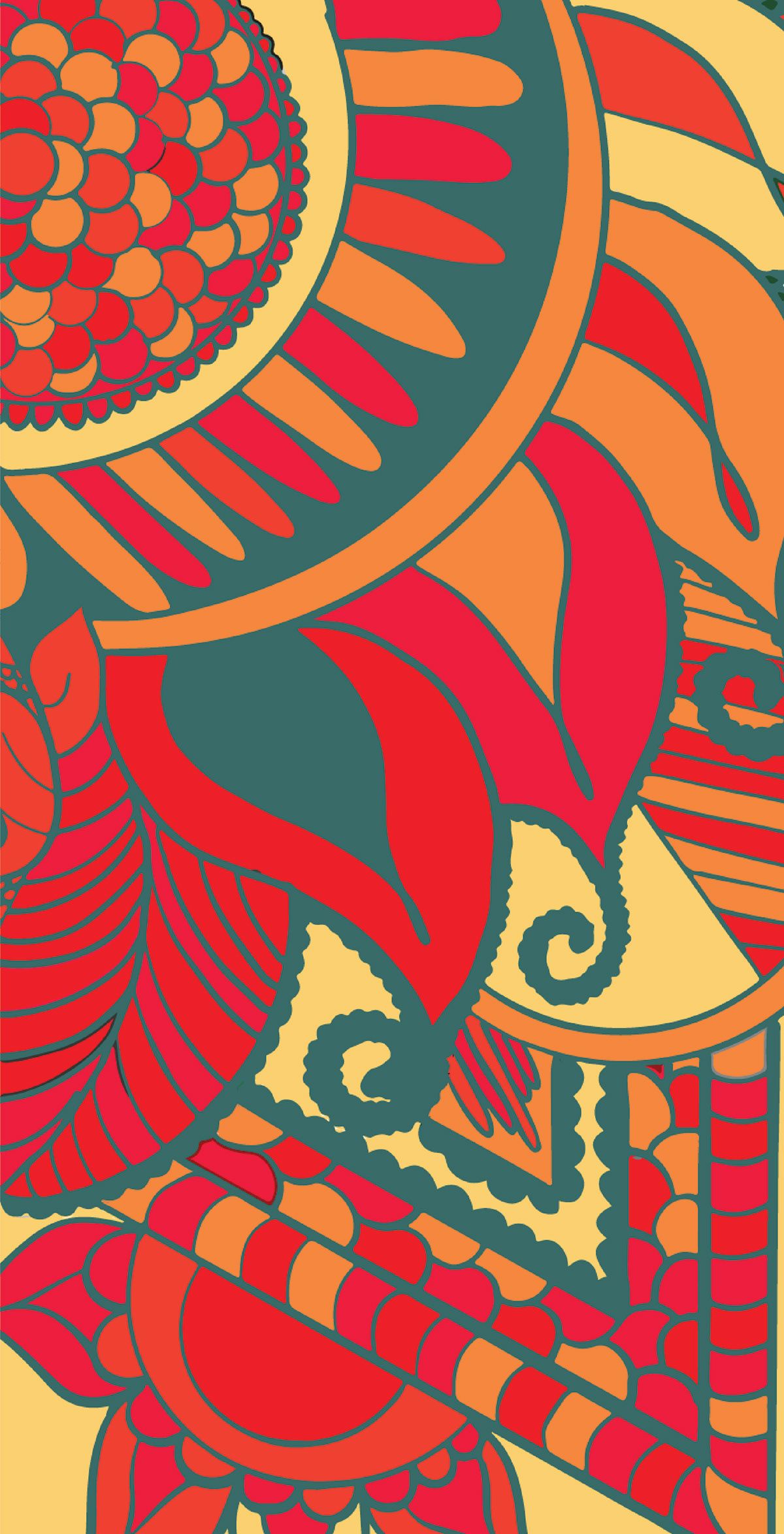 1200x2347 Swirl & Twirl Wallpaper - Behance