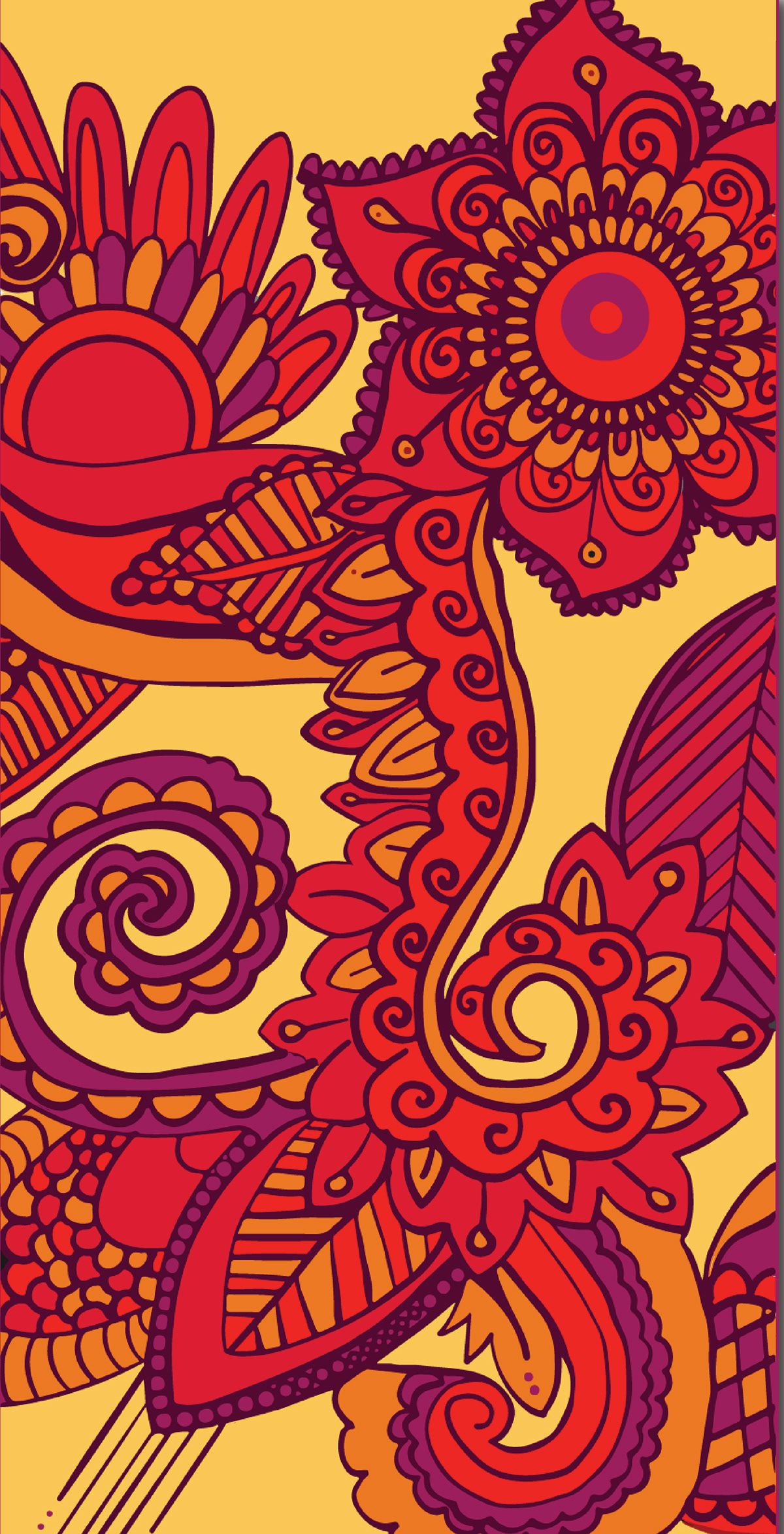1200x2347 Swirl & Twirl Wallpaper - Behance