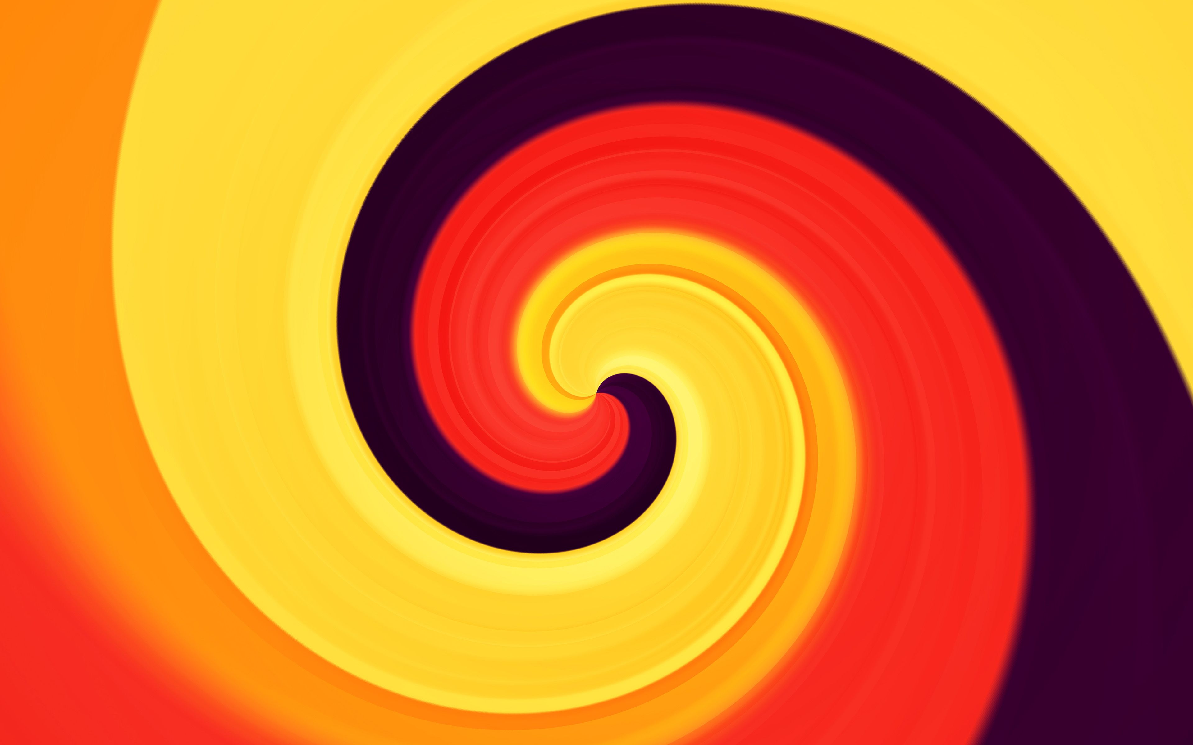 3840x2400 Colorful Twirl Abstract Wallpaper