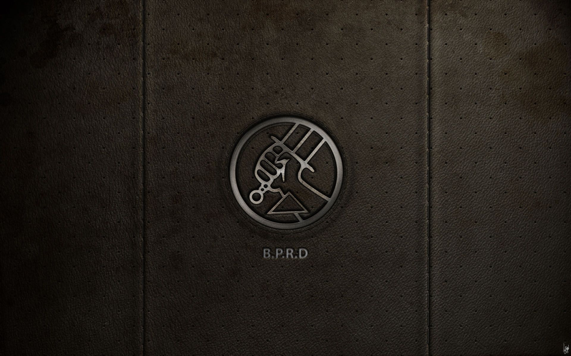1920x1200 BPRD on Leather Comics