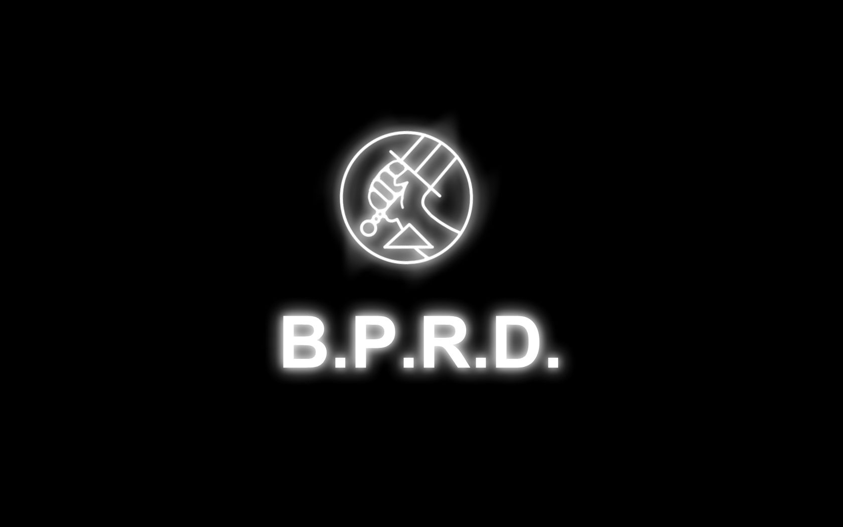 1680x1050 B.p.r.d. Logo