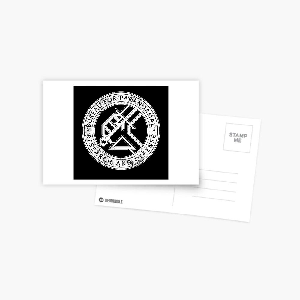 1000x1000 Hellboy.P.R.D. Greeting Card By Vector Planet
