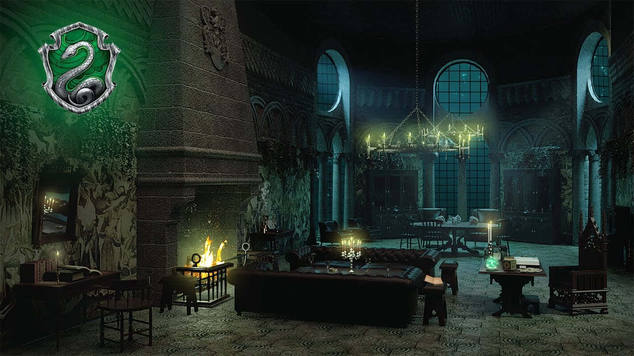 1280x720 Download Slytherin Common Room Harry Potter Wallpaper