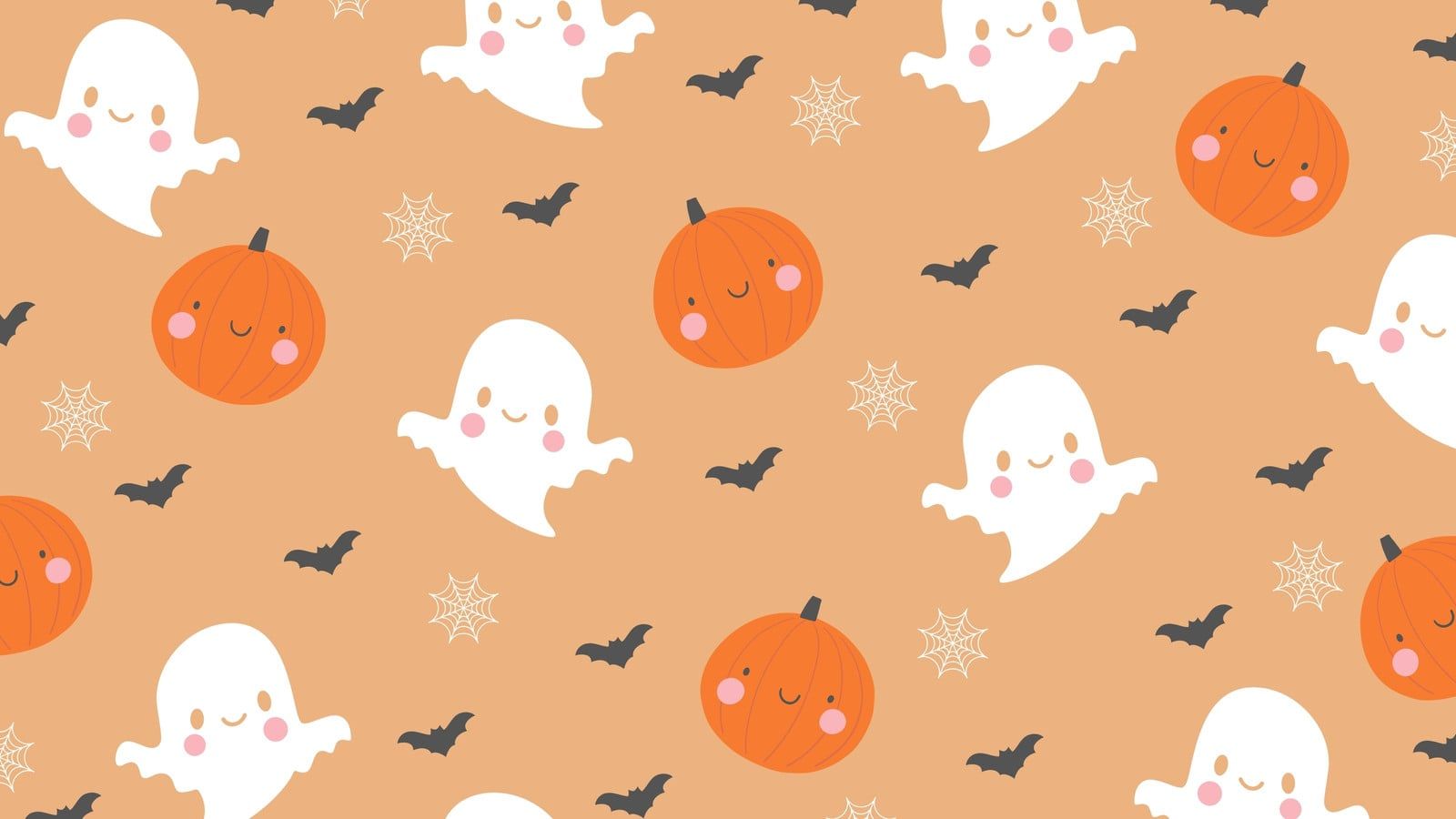 1600x900 Free customizable Halloween desktop wallpaper templates