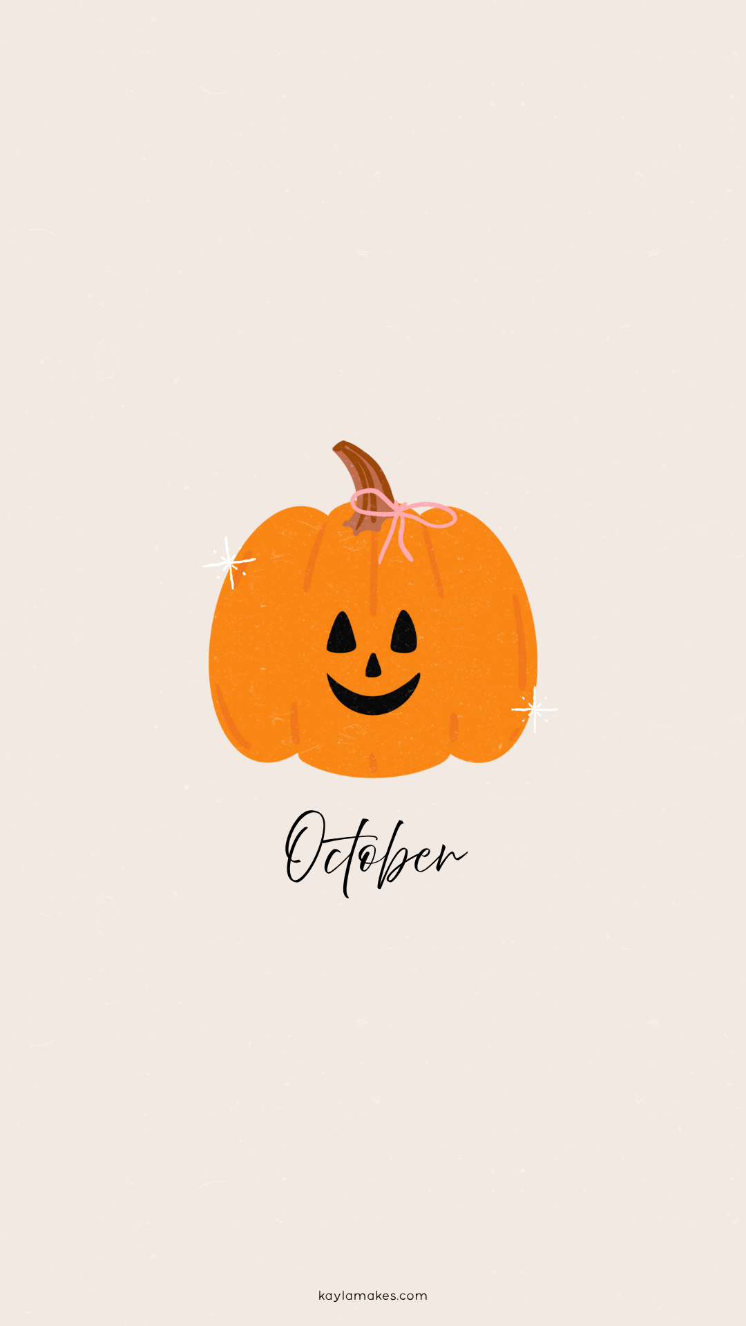 1080x1920 Free October Wallpaper Autumn & Halloween Aesthetic