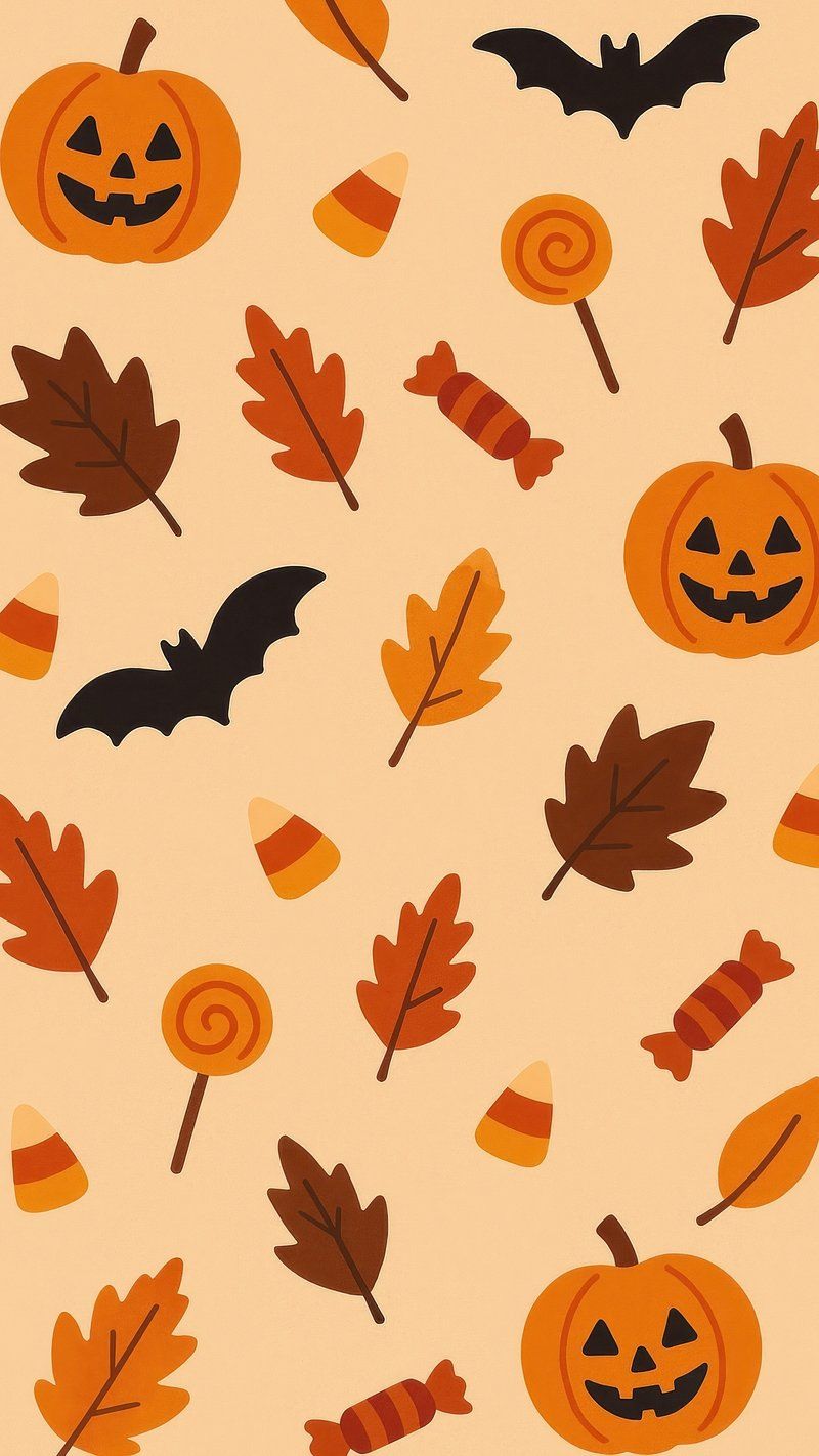 800x1422 Autumn Halloween Phone Wallpaper