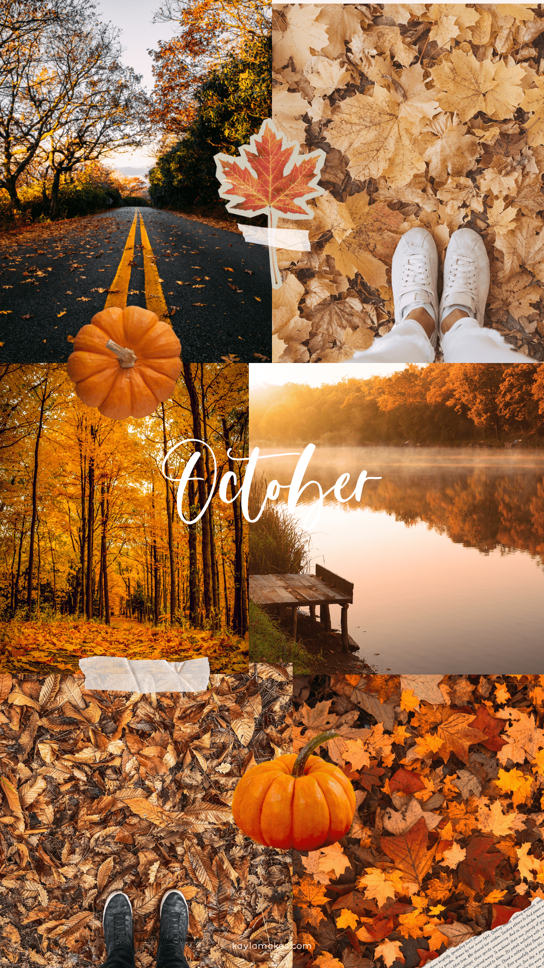 1080x1920 Free October Wallpaper Autumn & Halloween Aesthetic