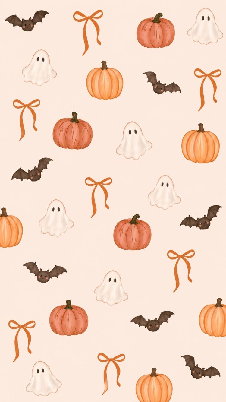 750x1333 Cute Halloween Phone Wallpaper