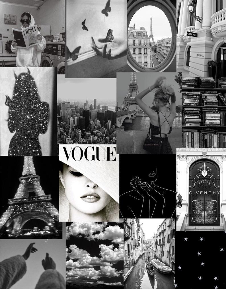 794x1015 Black and White Vintage 32 Piece Wall Collage Kit. Black and white picture wall, Picture collage wall, Black and white photo wall