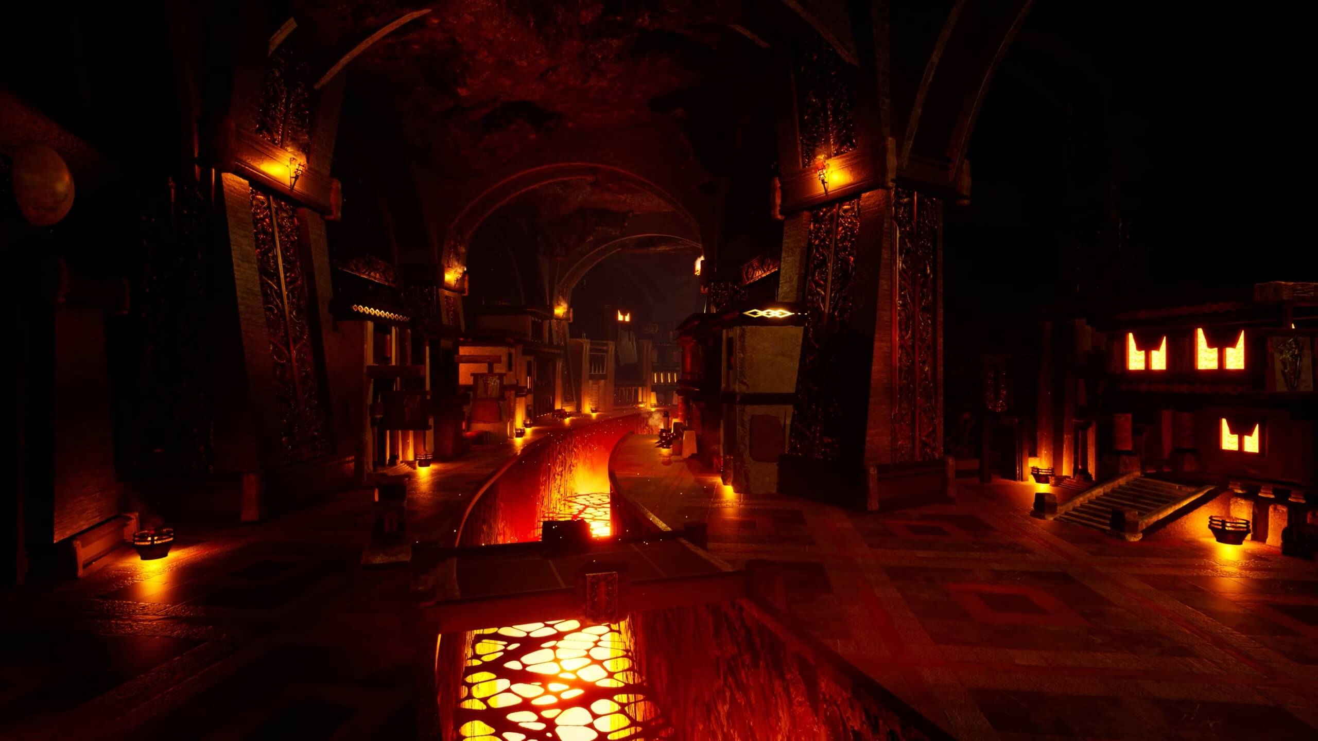 2560x1440 Here's a fan remake of World of Warcraft's Ironforge in Unreal Engine 5 with Lumen & Nanite
