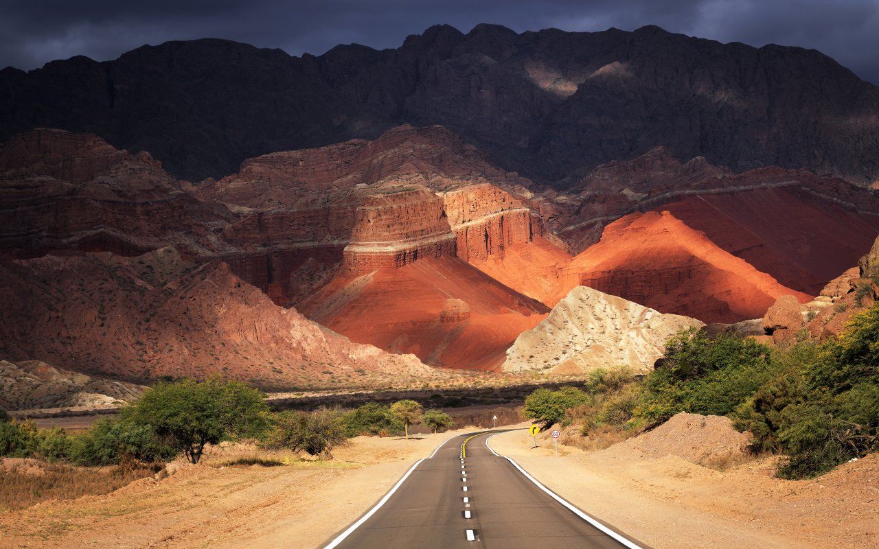 1280x800 Argentina Deserts Road Mendoza to Salta