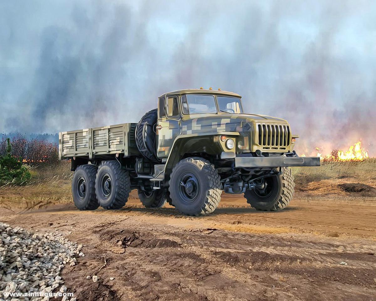 1200x960 Berliner Zinnfiguren. Ural 4320 Military Truck Ukraine