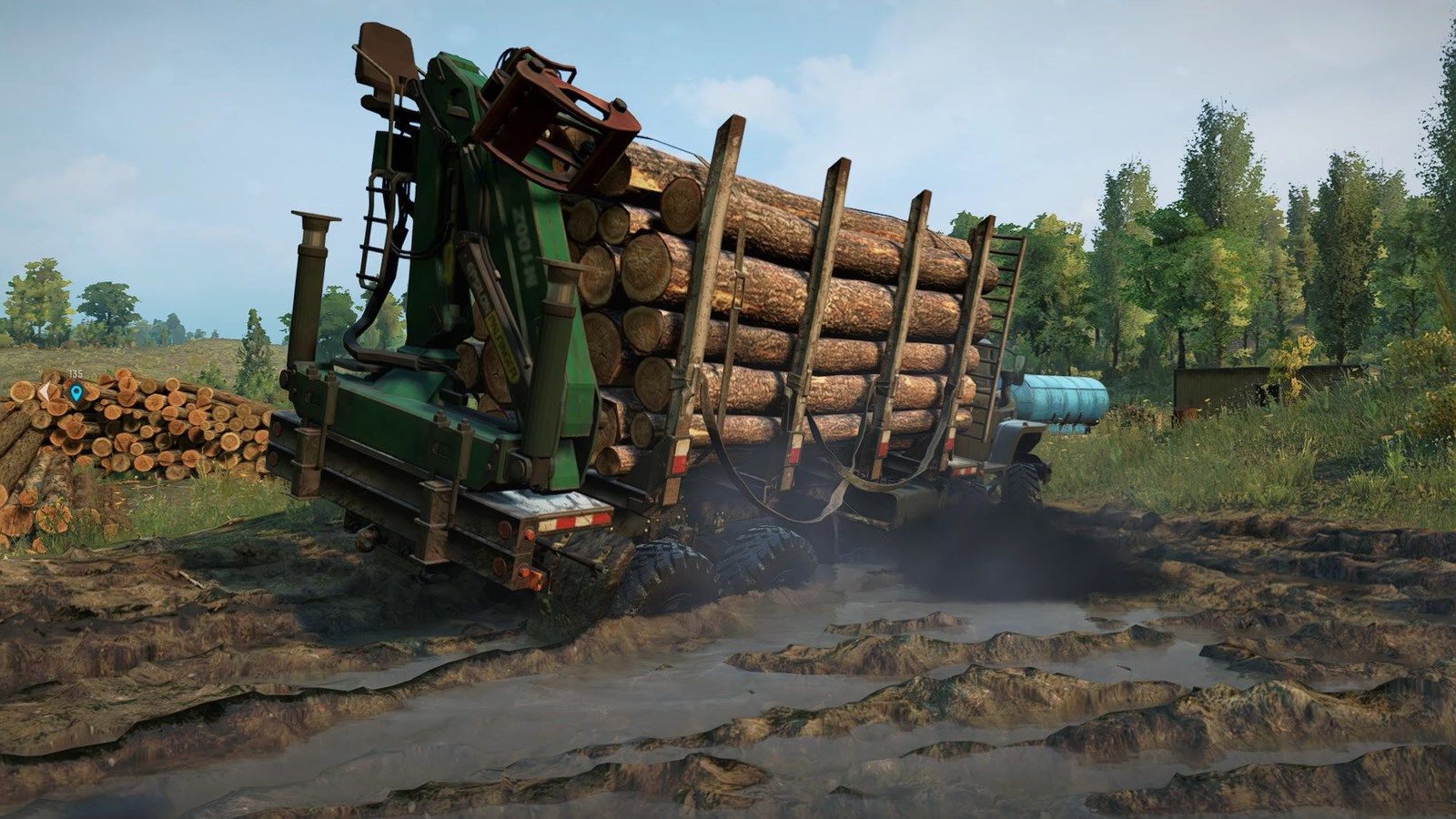 1600x900 This logging truck is a beast! (Ural 4320 by RSK)