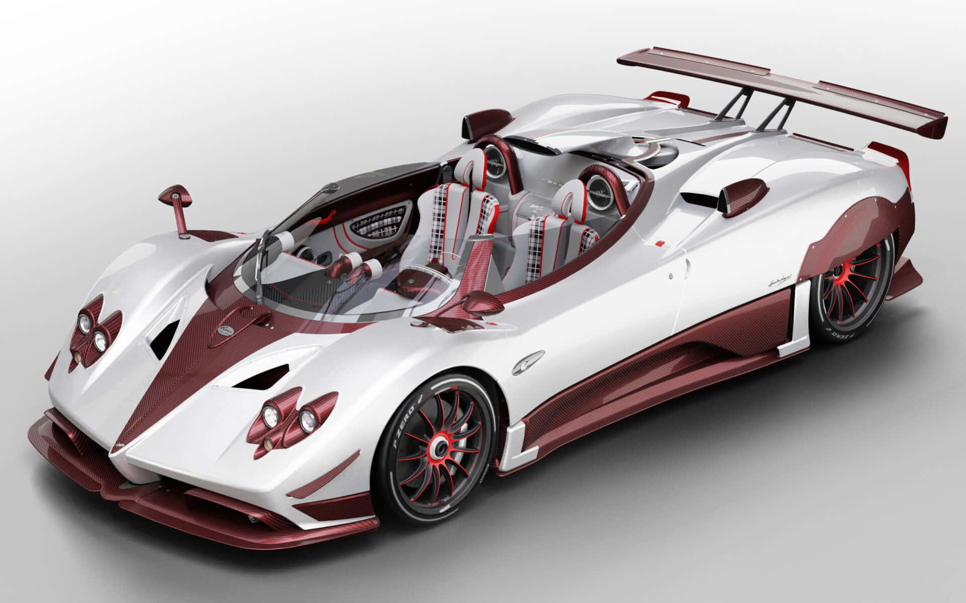 1920x1200 Download Stunning Pagani Zonda HP Barchetta in Motion Wallpaper