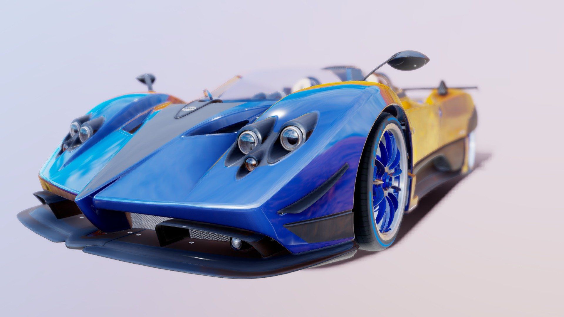 1920x1080 Pagani Zonda HP Barchetta Free 3D model by kevin (ケビン) [ccb803b]
