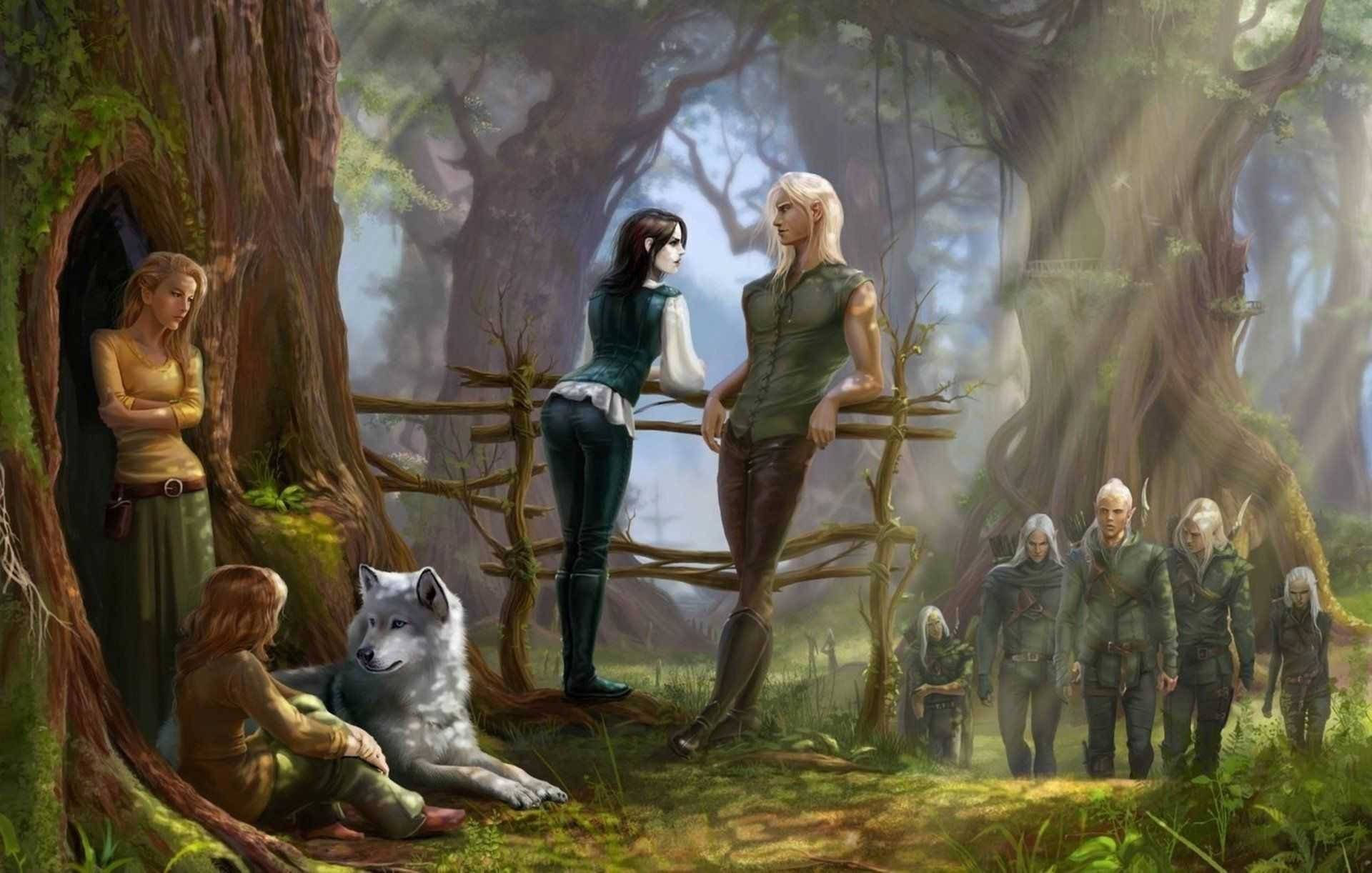 1920x1222 Elf Village Wallpaper
