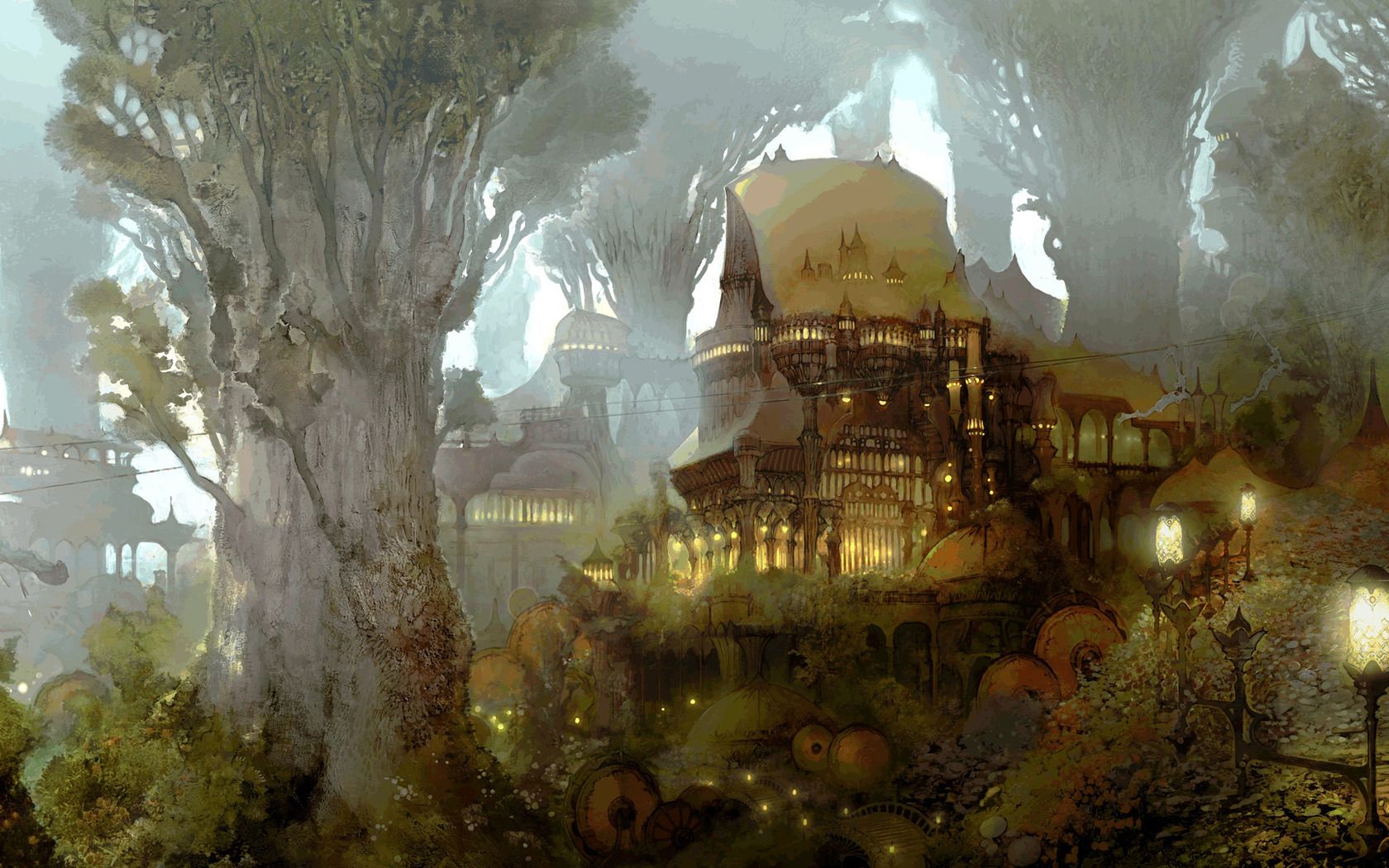 1680x1050 Wood Elf Wallpaper